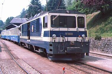 MOB train at Les Avants