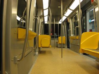 Train interior