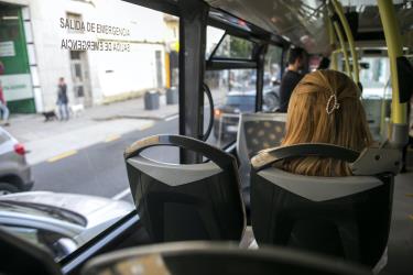 Bus interior