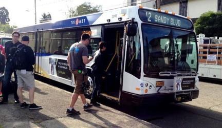 Bus exterior