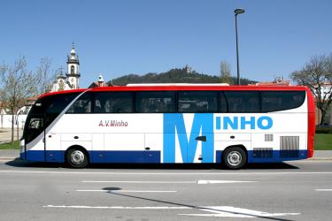 Bus side view