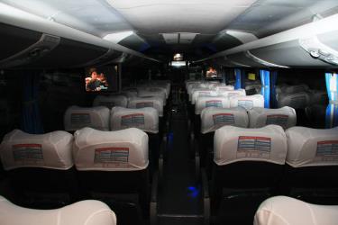 Bus interior
