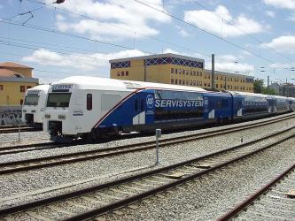 Fertagus train and carriages