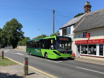 Park and Ride bus in Brundall