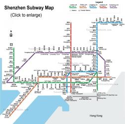 Shenzen Subway Map