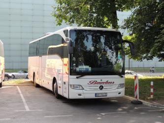 Bus front view