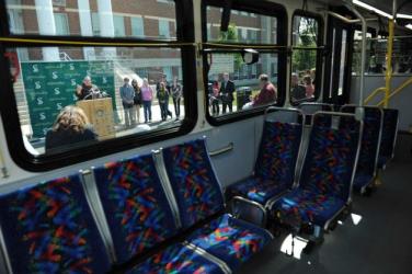 Bus interior