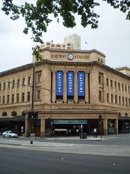 Adelaide Train Station Entrance