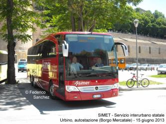 Bus front view