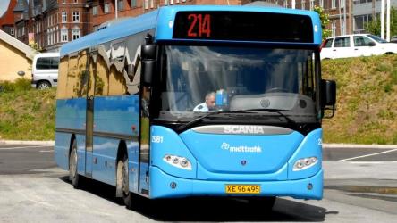 Regional bus service to and from Silkeborg