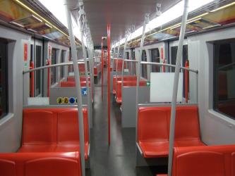 Train interior