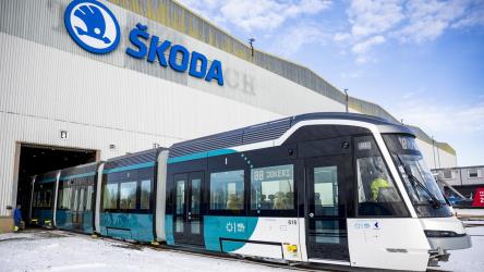 Tram exterior