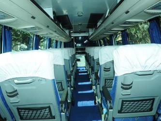 Bus interior