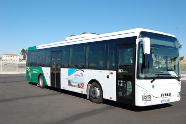 Bus on regular routes