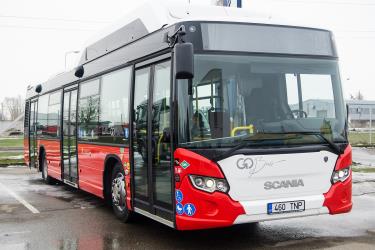 Front view of Urban Bus in Tartu