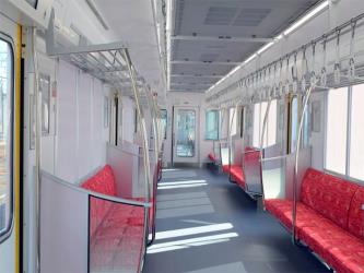 Train interior