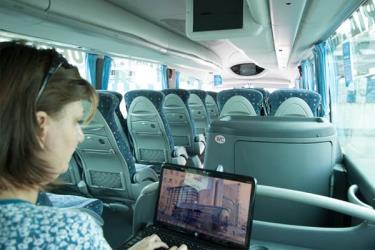 Bus interior