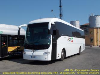 Bus in the Piazza della Repubblica