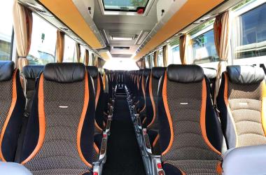 Intercity bus interior