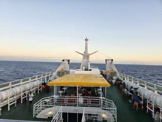 Ferry deck
