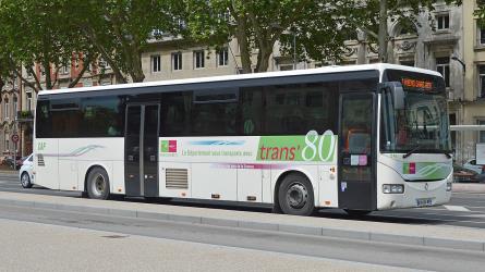 Bus side view