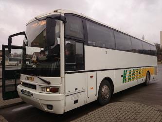 Bus front and side view