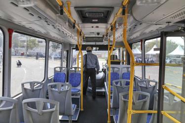 Bus interior