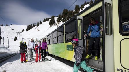 Direct line to ski slopes