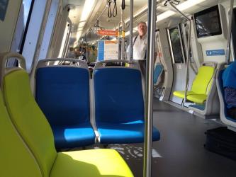 Train interior