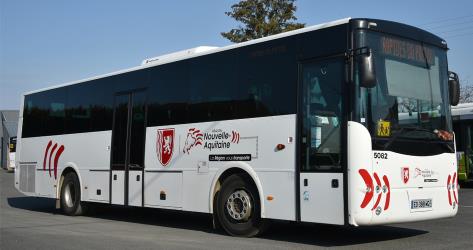 Bus side view