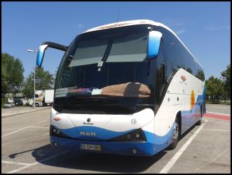 Bus front view