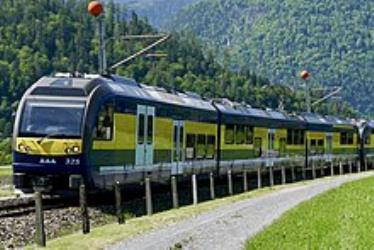 Wing train on the way to Interlaken