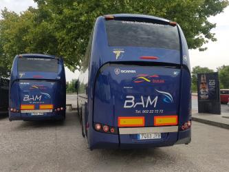 Bus exterior back