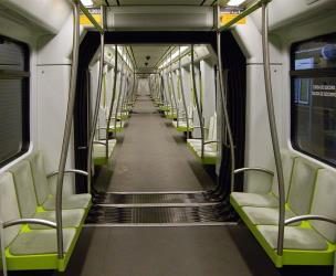 Train interior