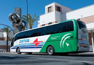 Bus back-side view