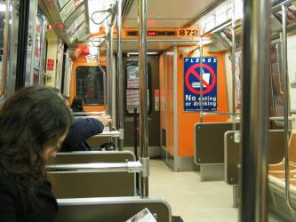 Train interior