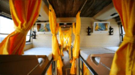 Bus interior